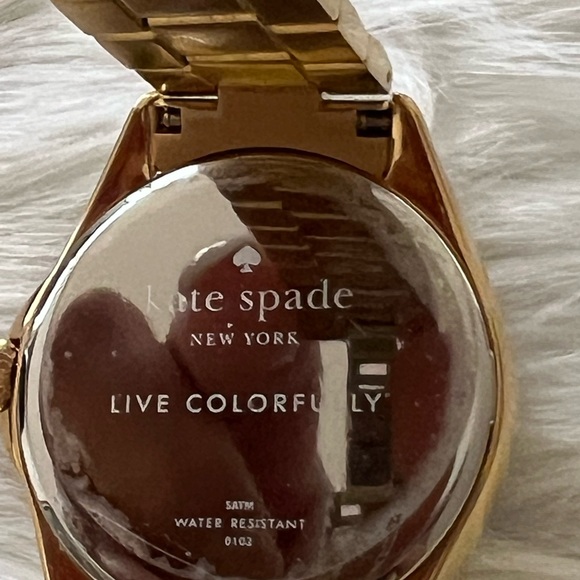 KATE SPADE SEAPORT GRAND DATE GOLD-TONE ST. STEEL WOMEN'S WATCH 1YRU0102 - Picture 8 of 13
